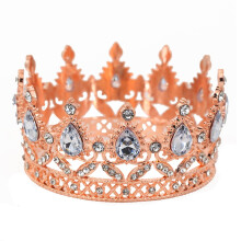 Crown Cake Topper Alloy with Rhinestones Type 9