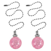 Pull Chain for Ceiling Fans Decorative Chandelier Pink 2 pcs