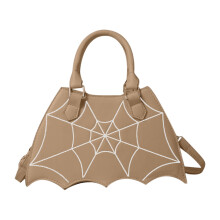 Geantă de umăr cu lanț de liliac miniatural kaki, 10 x 5,3 x 2,7 inch, din piele PU, tip crossbody, pentru femei, geantă de mână, geantă