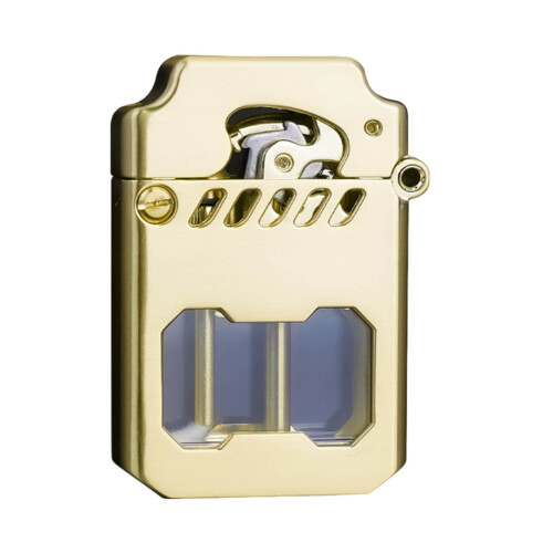 A Rocker Lighter With Transparent Design For Easy Viewing And Quick Ignition