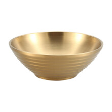 Stainless Steel Ramen Bowl, Double Insulated Noodle Trough, Large Cold Soba Bowl for Sushi & Hot Pot Restaurants Use