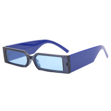 Retro Rectangle Sunglasses for Women & Men – Polarized 90s Vintage Square Sun Glasses, Thick Frame, Unisex Driving Shades
