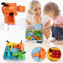 Hippo Swallowing Beads Children's Educational Toys Hungry Hippo Interactive Eye-hand Fast Game Holiday Savings Gifts
