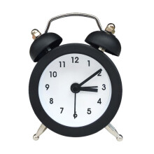 Retro Loud Alarm Clock Double Bell Mechanical Key Wound Pointer Silent Alarm Night P8A4 Decor Light Clock Cl Clocks Bedside