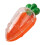10er-Packung karottenförmige Leckerli-Behälter aus Kunststoff 1