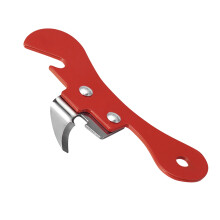 Stainless Steel Can Opener - Multifunctional Portable Can & Jar Opener for Kitchen, Camping, and Emergency Use