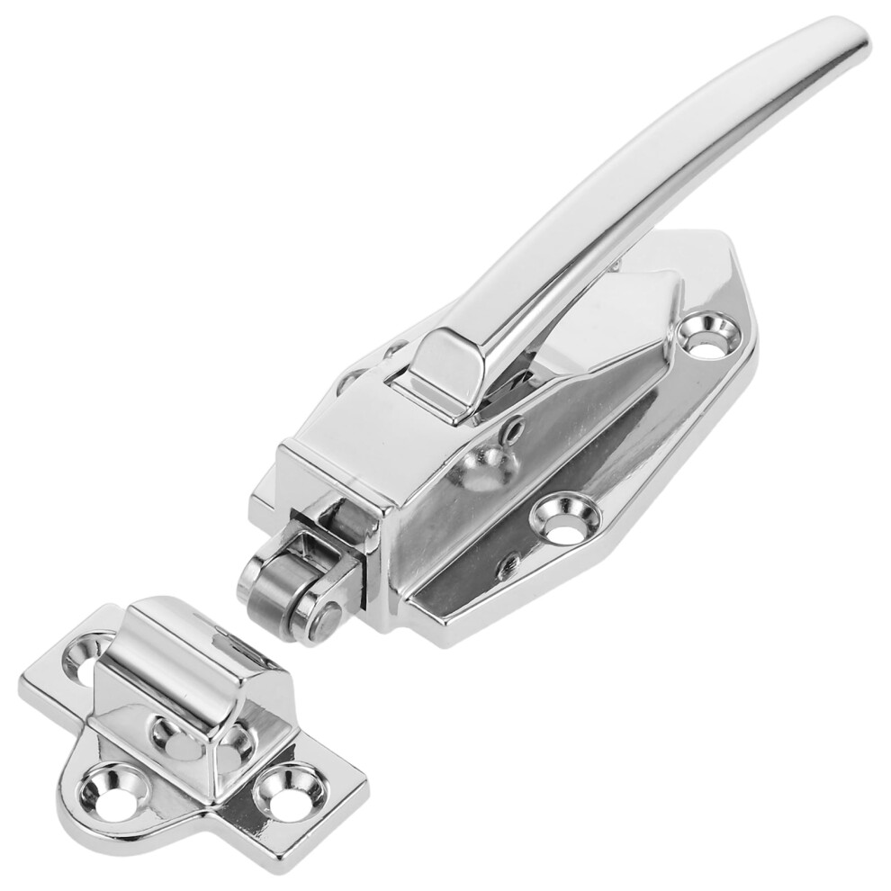 1 Set Heavy Duty Freezer Door Handle Latch For Walk-In Cooler And Oven Zinc Alloy Construction Easy Installation Oven Grip With Latch 9401284815952