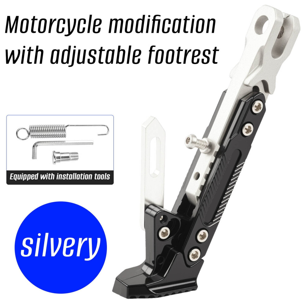Cnc Aluminum Motorcycle Kickstand Adjustable Universal 9085618568969