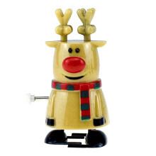 Christmas Wind Up Toys for Kids – Stocking Stuffer, Reindeer Clockwork Toy, Classroom Prizes, Birthday & Party Favors, Compatible with Xmas Tree