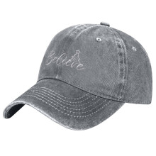 Unisex Retro Washed Christmas Hat,Believe Christmas Hat, Holiday Baseball Cap,Adjustable Sun Hat,Perfect For Christmas New Year Celebrations