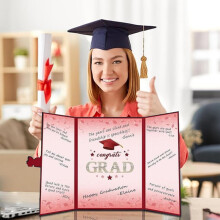 Graduation Decorations and Guest Book Alternative Blue