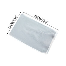 Ultra-Fine Mesh Nylon Filter Bag, Reusable for Soy Milk, Juice, Wine, Brewing & Clear Broth – Compatible with Standard Strainers