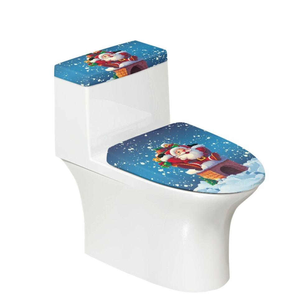 Toilet Lid Cover Elastic Fabric 17X21 Inches 9085618004108