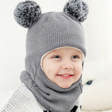 Girls Boys Hats Caps Windproof Hat Thick Caps Warm Ski Scarf Hat Kids Hood Knitted Cycling Winter Thermal Earflap Kids Hat