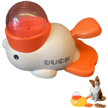 Duck-Shaped Pet Food Dispenser with 3 Openings, Non-Slip Base, Washable – Compatible with Cats & Dogs