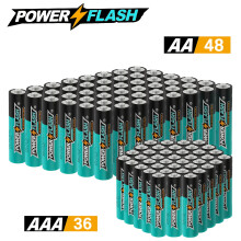 72+96/36+48/12+24 AAA+AA Alkaline Batteries Long-Lasting Batteries, Combo Pack, for Home, Various Household Device, Work