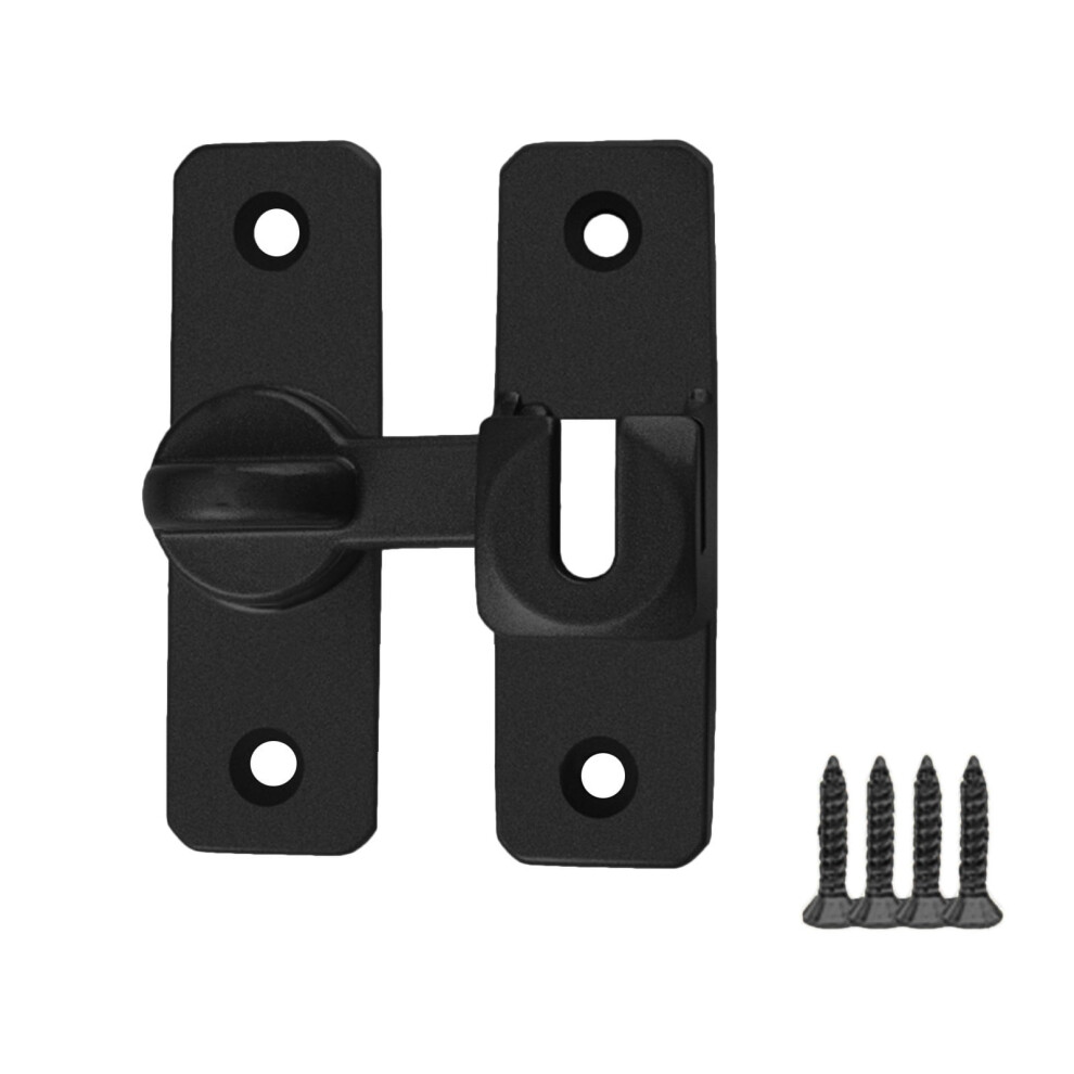 Aluminum Alloy Flip Latch 180 Degree Gate Latch Door Lock With Padlock Hole For Shed Locking Wooden Fence 9401284816591