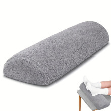 Coussin de jambe semi-roulé multifonctionnel pour dormir et se reposer - Soutien mi-ferme pour le dos, la taille et les jambes sur le lit, la chaise