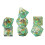 (Green quicksand) 7-Piece Liquid Core D&D Dice Set for RPG Gaming 1