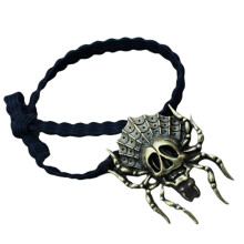 COMEET Haargummi, Halloween-Totenkopf-Haarbänder für erwachsene Frauen, 3D-Punk-Haarringe, Haargummi-Accessoire für Partys