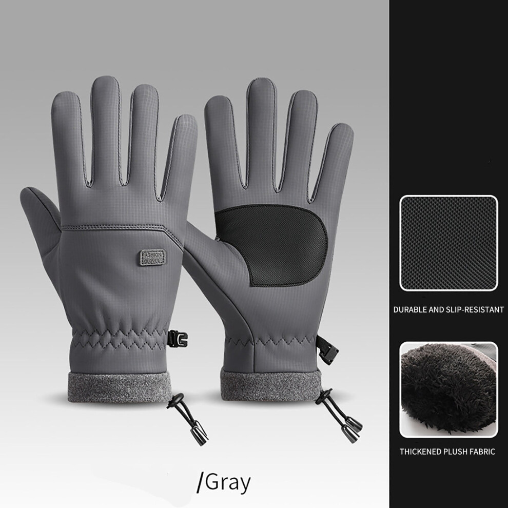 Karymi Outdoor Cycling Gloves Â Windproof, Polar Fleece Lining, Non-Slip Grip, Compatible With Motorcycle & Biking 9405492480131