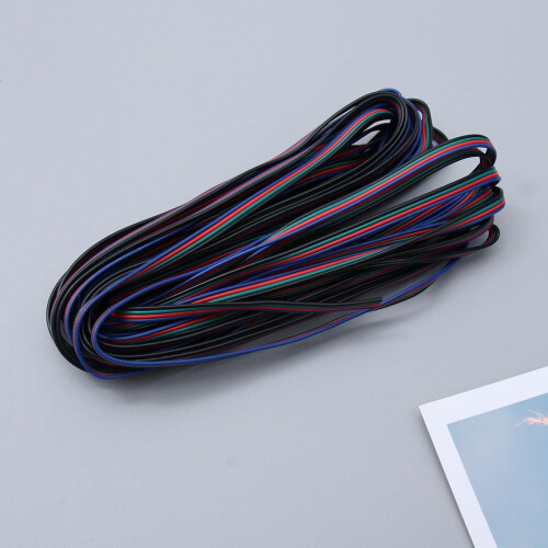 RGB LED Extension Cable Multi Copper Wire 1 Pack