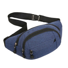 Canvas-Bauchtasche für Damen und Herren, großes Fassungsvermögen, verstellbare Gürteltasche