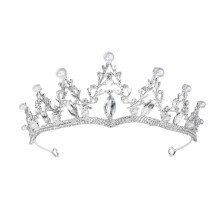Princess Crown Tiara – Rhinestone Crystal Headband for Women, Silver Pageant Crown, Birthday/Wedding/Carnival Party Gift, Compatible with Standard