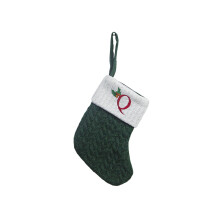 Personalized Knitted Christmas Stockings with 26 Initial Letters – Fireplace or Tree Hanging, Family Holiday Decoration