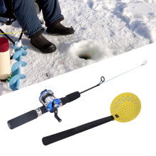 50cm Carbon Fiber Ice Fishing Rod Kit with Reel and Hooks