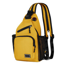 Crossbody-Rucksack für Damen und Herren, wandelbare Schultertasche/Brusttasche mit mehreren Fächern und verstellbarem Gurt, ideal für