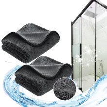 XXL Microfiber Shower Cleaning Wipes (5pcs, 24x35.5in) – Super Absorbent Reusable Towels for Shower Door, Basin & Tiles