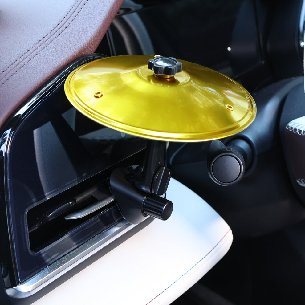 Car Crash Cymbal Air Vent Â Fun Driving Accessory, Easy Install, Rugged, Compatible With All Vehicles Gold 9405492483507