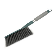 Scopa a mano con manico lungo, setole morbide in plastica, spazzola per spolverare per pulire banconi, auto, letto, divano, mobili, vestiti,