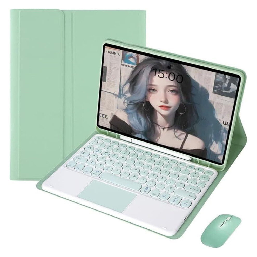 Slim Keyboard Case Compatible With Xiaomi Redmi Pad Se 11" (2023), Detachable Rounded Keyboard, Smart Touchpad & Auto Sleep 9405492481961