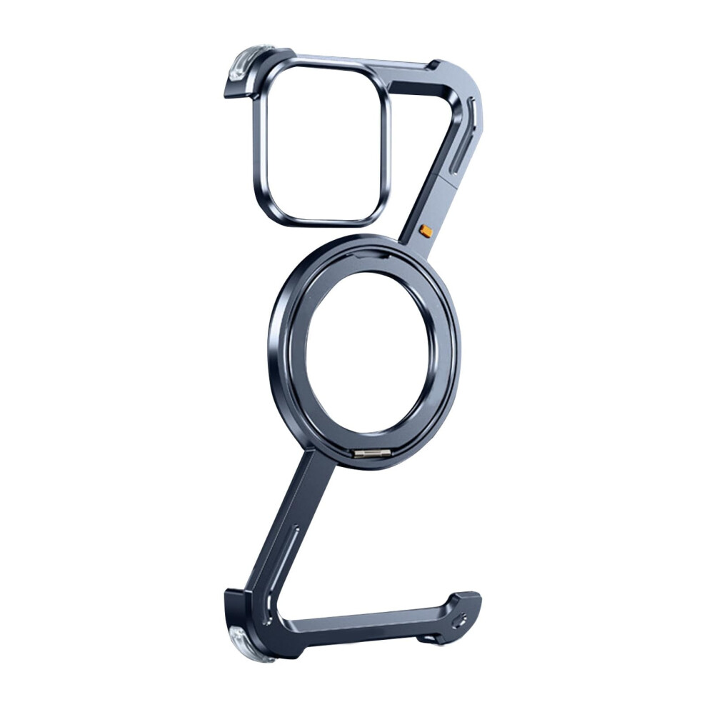 Minimalist Z-Shaped Case Compatible With Iphone 16 Pro Max/16 Pro/16 Plus/16 Â 360 Rotating Kickstand, Aluminum Frameless Bumper, Drop-Proof 9405492484276