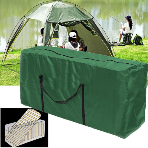 Artificial Christmas Tree Storage Bag Holiday Tree Storage Case Storage Container Green - 122x39x55cm