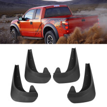 4pc SUV & Truck Mud Flaps for Cars Pickup Truck Heavy Duty Splash Guards Black