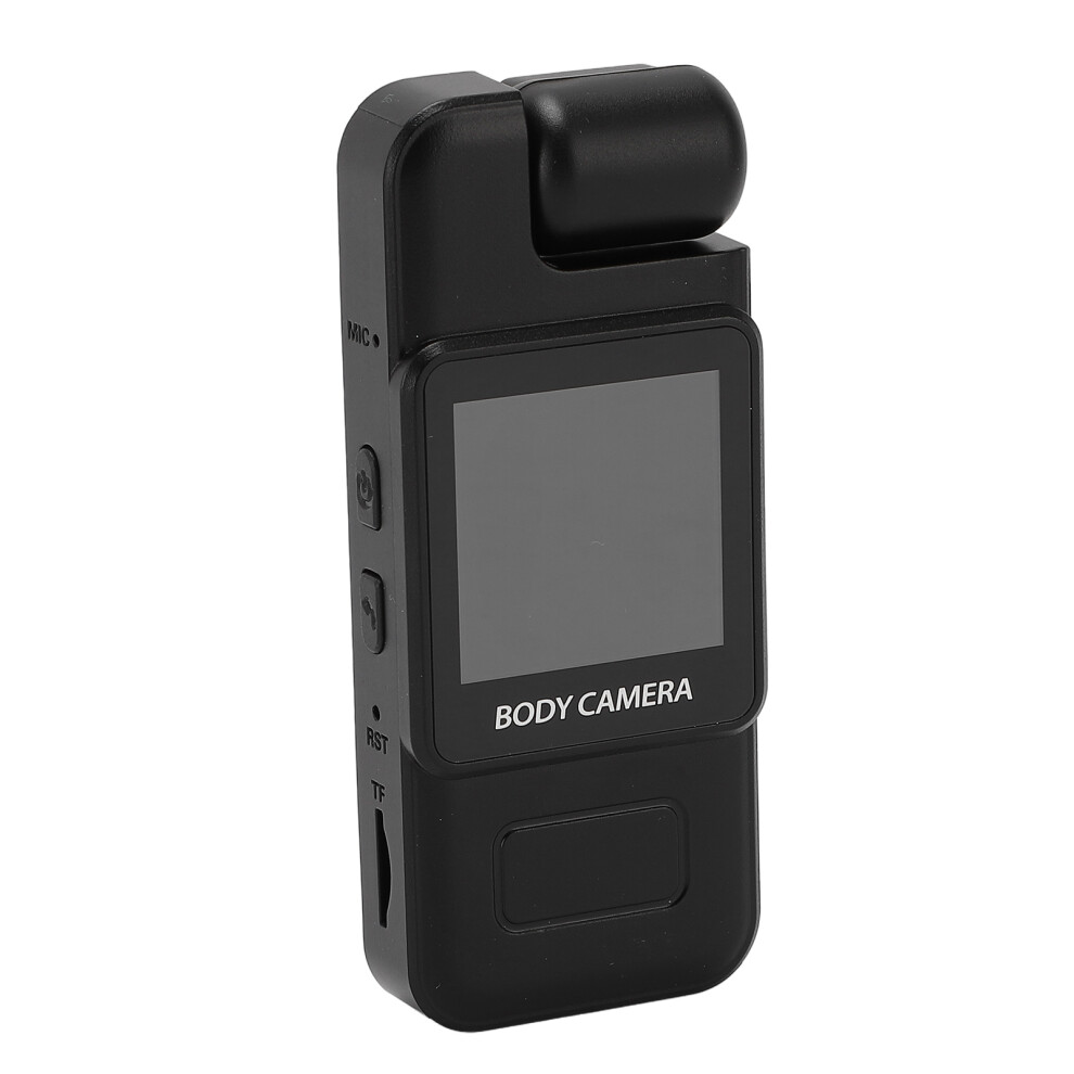 4K Body Camera With 180 Rotatable Lens, Motion Detection, 1000Mah Battery 4971387644049