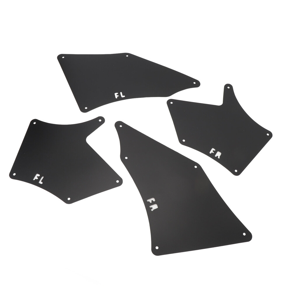 4Pcs Mud Flap Splash Guard Inner Fender Liner Shield For 2005-2020 Toyota Tacoma Black 4611384439162