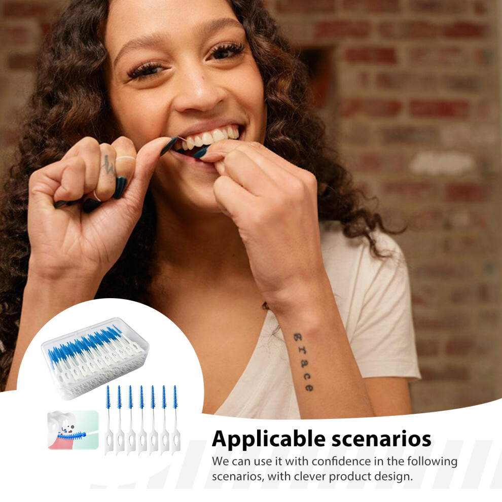 Penghui-Toys 200Pcs Soft Interdental Brushes Teeth Cleaning Disposable Dental Picks For Home School Or Traveling