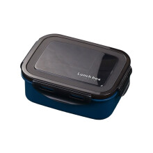 (Sapphire Blue) Korean Bento Box, Leak Proof Lunch Container