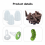 (Set 6 As Shown) Hydroponic Plant Growth Basket Kit - Soil-Free 1
