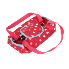Breathable Washable Dog Lift Harness with Dual Lumbar Strips - Rose Red