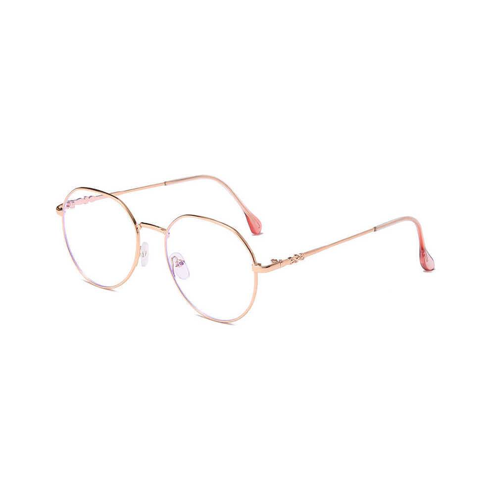 Zhouq-Outdoors (Rose Gold Frame) Blue Light Blocking Reading Glasses For Men & Women
