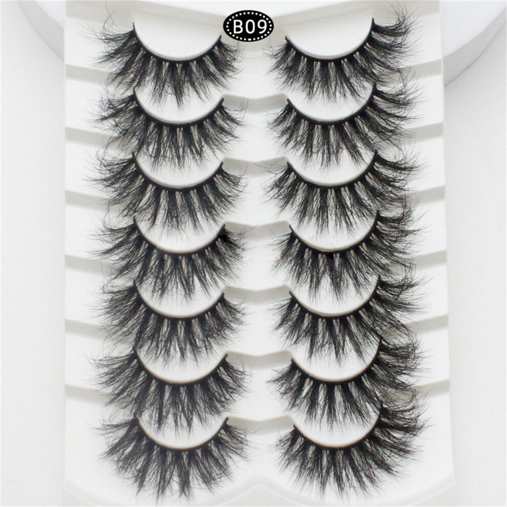 Eyelashes False Eyelashes Lashes 5 Pairs Soft Volume Eyelashes Packs for Dramatic