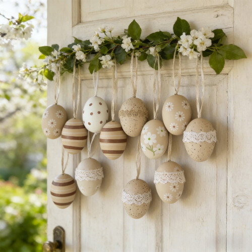 AuroraX Easter Egg Basket Stuffers 12 Pcs Ornament