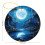 Blue Celestial Glow Moon Star Christmas Ornament 1 Pack 4