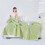 Green Crib Quilt Cooling Breathable Stain-Resistant 7
