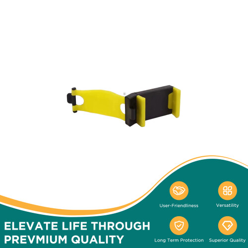 (Yellow) Universal Steering Wheel Phone Mount - Hands-Free Holder